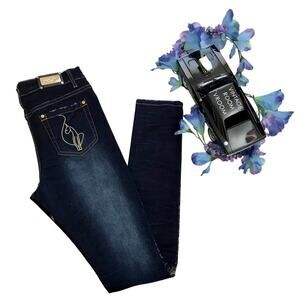 Baby Phat NWT Dark Wash Skinny Jeans Juniors/Women 7/8